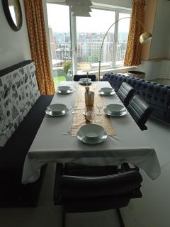 Liège centre Médiacité appartement possible parking terrasse immense 8ème pour 2 personnes - Liegi - 1