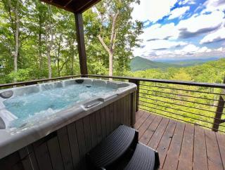 Jupiter On The Mountain w Stunning Views, Hot Tub - Mineral Bluff - 7