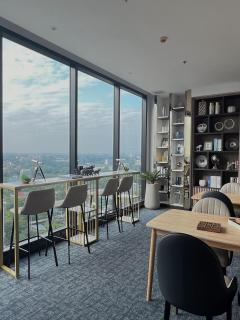 new sky pool gym sauna condo with 1 bedroom in city - 2