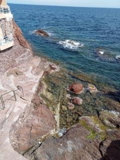 Studio calme vue mer pieds dans l'eau - Saint-Raphaël - 7