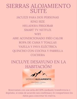 Sierras Alojamiento SUITE - 5