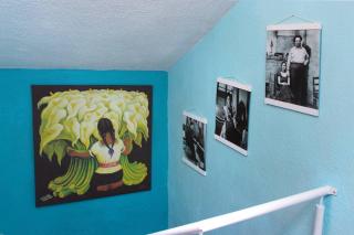 Colorida Casa Azul en Texcoco Centro WiFi Cocina - 8