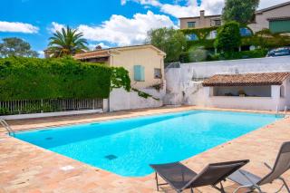 Bas de villa, piscine, 3 étoiles - Saint-Paul-de-Vence - 0