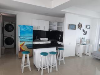 2 Bedroom Beachfront Apartment 2P1-Al4 With Pool And WIFI - Carthagène des Indes - 7