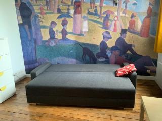 Studio perfect for 2 adults and 1 kid, and up to 2 kids - Jourdain 20e, 25mn to Louvre via line M11 - Parijs - 7
