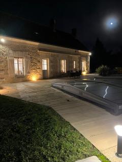 Longère avec Piscine Couverte Chauffée privative de Avril à Septembre - Luzillé - 5