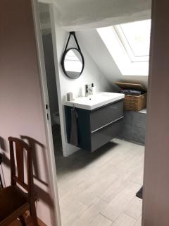 Grande chambre avec salle de bain et WC privés - Pontgouin - 5