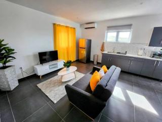 Modern sunshine yellow apartment with nature views - Willemstad - 2