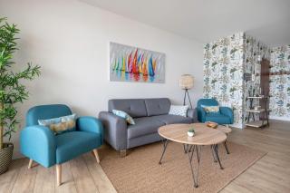 Vue mer - Balcon face à l'océan - Appart pour 4 - La Baule - 4