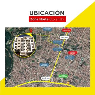DEPARTAMENTO Y CONDOMINIO RECIEN CONSTRUIDO 2023 zona norte cerca UCEBOL - Santa Cruz de la Sierra - 8