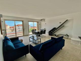 Central -300m Palais- Seaview-A/C-WIFI-spacieux - Cannes - 0