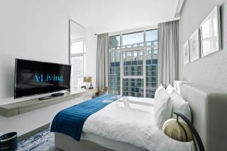 ALiving Elegant Studio Maison Prive with Burj khalifa Canal views Business Bay 3110 - Dubai - 8