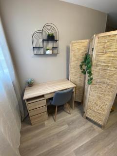 Appartement 1 chambre ambiance tropicale - centre de Bourbourg, terrasse privée - 3