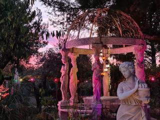 Refugio madera estilo árabe con estatuas, estanques y un pequeño zoo - Albacete - 2