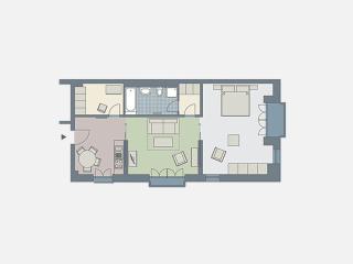 Kaiservillen Heringsdorf - Ferienwohnung mit 1 Schlafzimmer und Balkon DR4 - Heringsdorf - 1