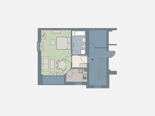 Kaiservillen Heringsdorf - 1-Raum-Ferienwohnung mit Balkon DR3 - Heringsdorf - 1