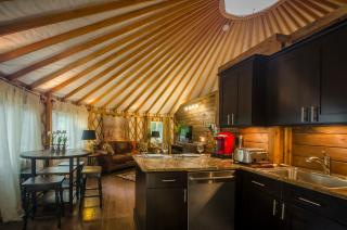 Spring Ridge Luxury Yurt - Creekside Glamping with Private Hot Tub - 5