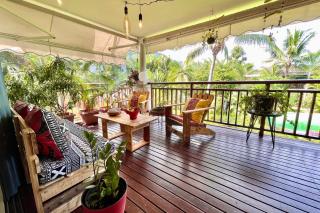 Vaiava Beach Carlton- Tahiti - beachfront luxury residence & pool - 4 pers - 3