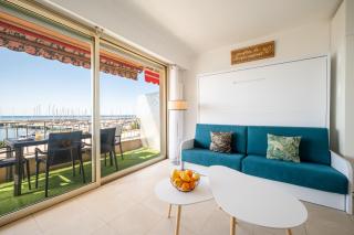 La Grande Palmeraie - Spacieux studio avec vue mer, terrasse, port de Garavan - Mentone - 4