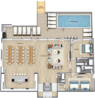 The Pearl Gulf Front W-Prvt Heated Pool, 12 Bdrm -12,5Bath Alvacationrentals - Gulf Shores - 6