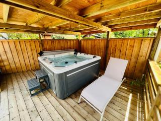 Chalet domaine forge 6-8pers jacuzzi terrasse plancha proche commerces - La Teste-de-Buch - 9