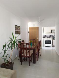 Apartamento novo vista do mar 64m2 2 dorms Wi-fi estacionamento grátis Praia Grande Mirim - 6
