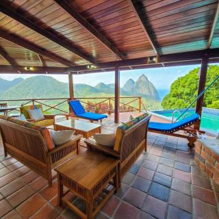 $1MIL Luxury Villa PITON VIEW - Colombette Villa - Soufrière - 9
