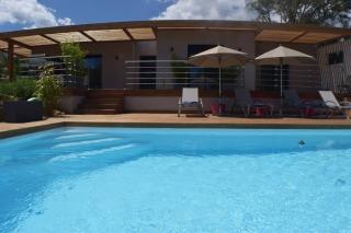 Villa private pool heated 5 min from sea fast WiFi - 0