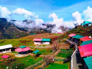 Bamboo Junction Resort - Kanatal, Valley & Mountain View - Dhanaulti - 6