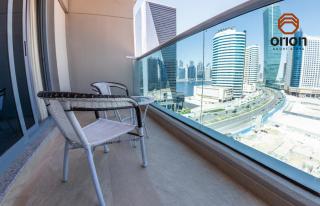 11th Floor Nice Studio, Balcony with Canal and City View, Close to Dubai Mall and Burj Khalifa, Jacuzzi, Pool, Kids Area, 24hr Gym, Free Indoor Parking, WiFi, Fully Furnished Apartment, TV with Streaming, New Building - Dubai - 3
