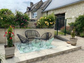 Studio Indre climatisé, La halte de Cuzé, aux abords de la Loire à vélo - Huismes - 5