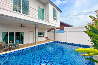 Relax Pool Villa Near Walking Street,jacuzzi ,BBQ 5Bed 6Bath City house54 - Pattaya Sud - 0