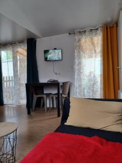 Mobil-home Chez Patthy, quartier de la Jasse au camping les Sables du Midi à Valras-Plage - 7