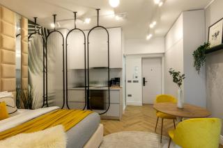 Yellow Jade Studio City Center - River View&Balcony - Bukarest - 5