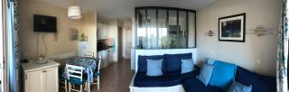 T2 vue mer avec plage et piscine front de Mer - Six-Fours-les-Plages - 5