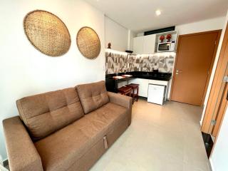 Flat mobiliado à 15 m da praia - 1