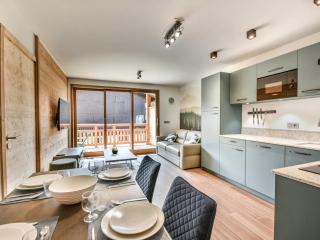 Le Génépi - Superbe T2 cabine 4-6 pers, neuf, à 50m des pistes, avec balcon, garage et WiFi - FR-1-685-67 - Les Gets - 0