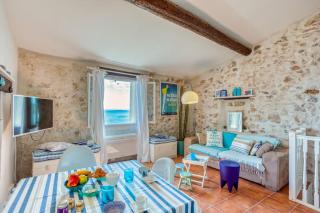 A9 - 1 BDR Fantastic Sea View Remparts Old Antibes - AC - Antibes - 0