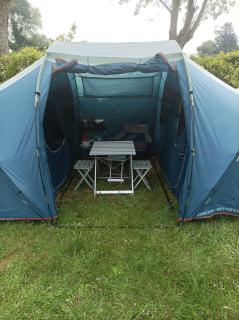 Les Hortensias grande tente familiale 2 chambres et séjour sur camping familial près des plages - 8