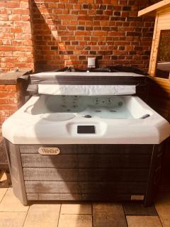 Altes Gewölbe mit Sauna und Whirlpool im Außenbereich - Elsterheide - 1