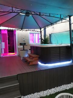 Lyon superbe jacuzzi vue sur jardin - Villeurbanne - 9