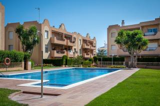 AT015 Piscina y aparcamiento, a 7 min de la playa La Paella - 7