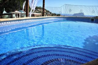 Vista al mar, piscina vallada, cocina de verano, A/A, wifi - 4