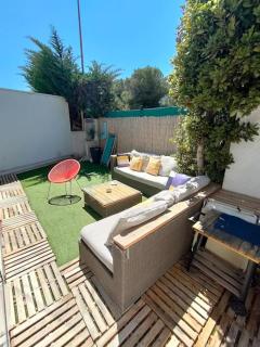 Bord de mer : studio avec salon d'été à Sausset - Sausset-les-Pins - 1