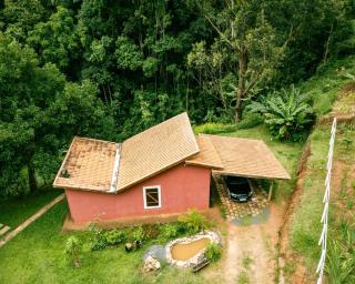 Chalé Cabana com 3 cachoeiras - Mirante para montanhas, Espaço Gourmet Caipira - Córrego do Bom Jesus - 0