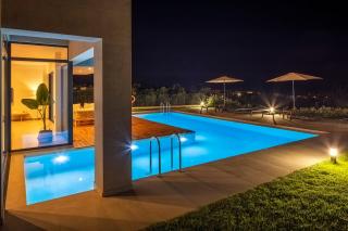 pirgos-villas, Avra & Ostria villa, Heated pool , amazing sea view - Maleme - 3