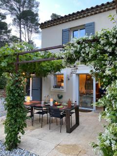 Piscine chauffée, tennis, Mas provençal contemporain - Draguignan - 1