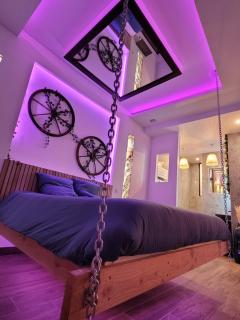 Grenoble LA SUITE 2 spa jaccuzzi et sauna privatif - Grenoble - 6
