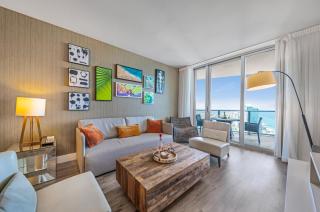 Splendid Resort - Oceanview 1BDR & 1BA Apt Right on the Beach, Heated pool, GYM - Hollywood - 5