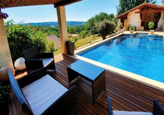 Villa 'Deux Couples' dans le Paradis des Gourmands, de paix et de quiétude - inclus Soirée Dégustation Vin & Viande - 0
